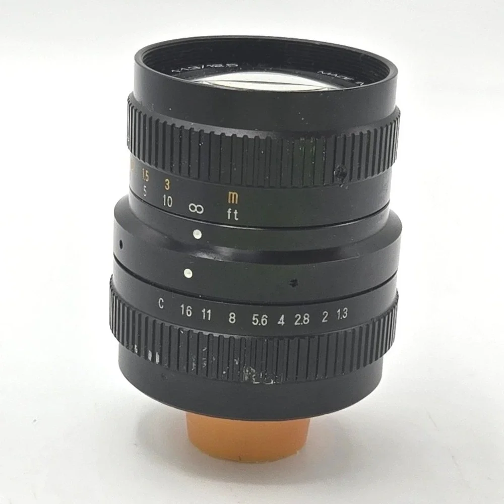 Vintage Tokina‎ 12.5mm f/1.3 TV Lens - C-Mount Made in Japan